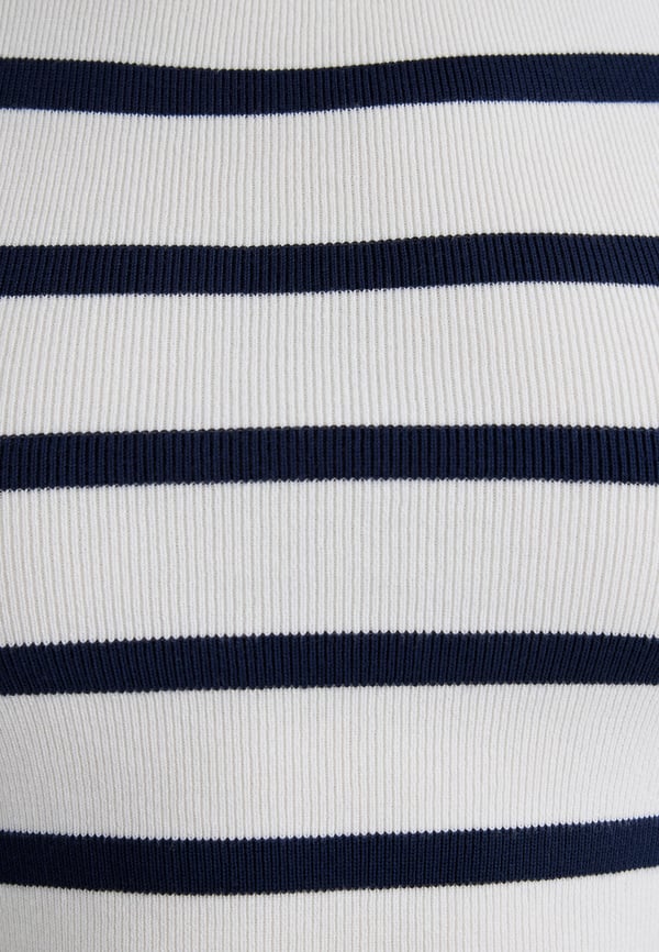 Mavi KOLSUZ TRiKO Navy Blazer Stripe Lacivert Kadın Kazak