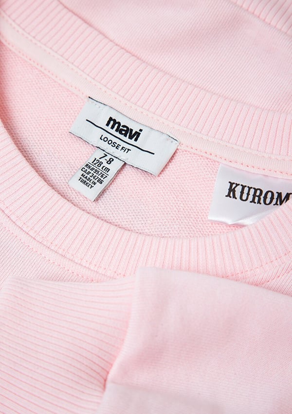 Mavi KUROMI SWEATSHIRT Tender Touch Pembe Kız Çocuk Sweatshirt