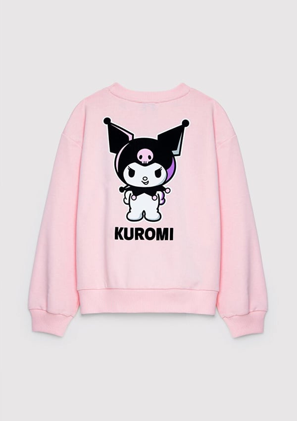 Mavi KUROMI SWEATSHIRT Tender Touch Pembe Kız Çocuk Sweatshirt