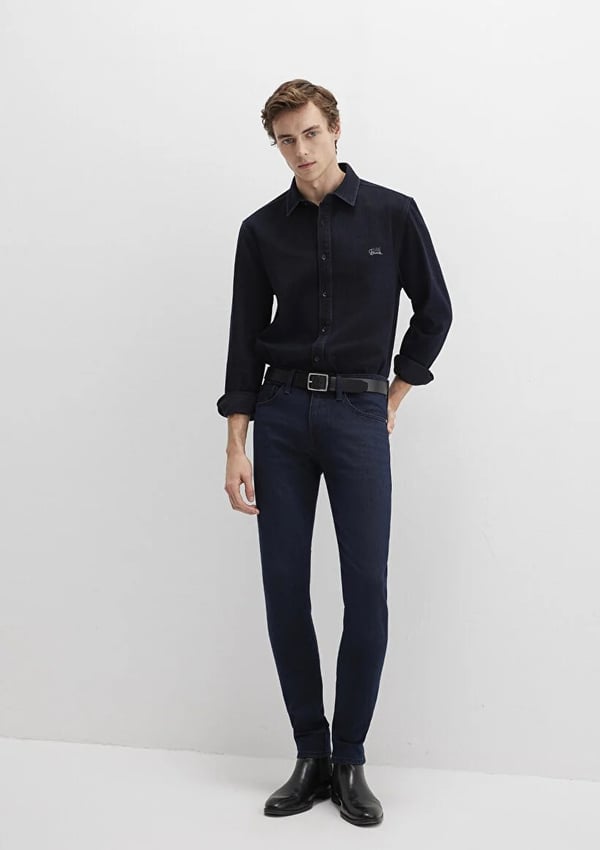 Mavi KVNc Dark Midnight Mavi Black Lacivert Erkek Kot Pantolon