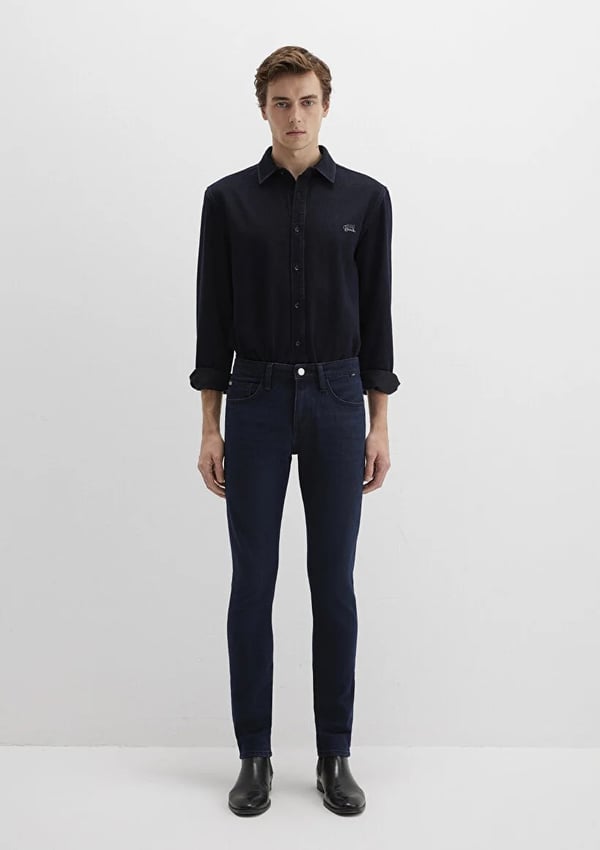 Mavi KVNc Dark Midnight Mavi Black Lacivert Erkek Kot Pantolon