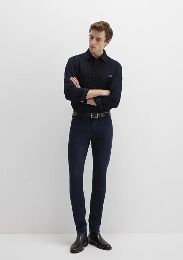 Mavi KVNc Dark Midnight Mavi Black Lacivert Erkek Kot Pantolon