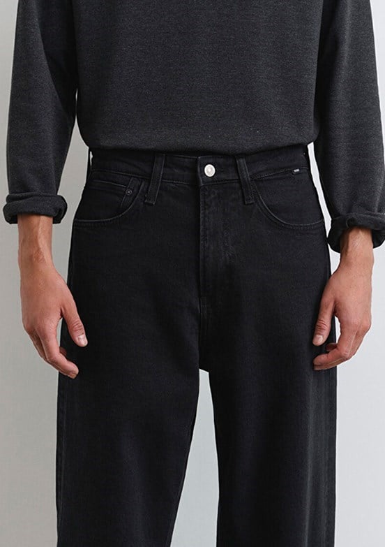 Mavi KVNc Smoke 90'S Urban Black Denim Erkek Kot Pantolon