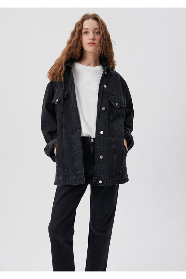 Mavi LEXA Dark Smoke DENiM Denim Kadın Ceket