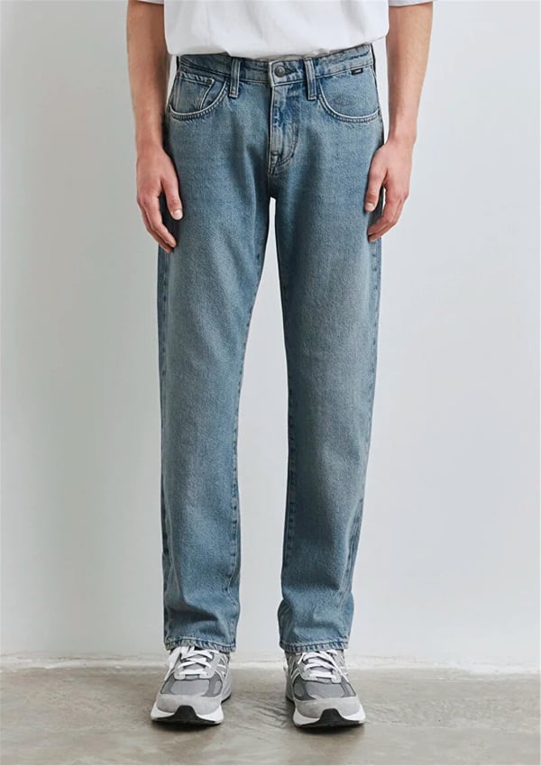 Mavi LISBON Street Puslu Açık Mavi Denim Erkek Kot Pantolon