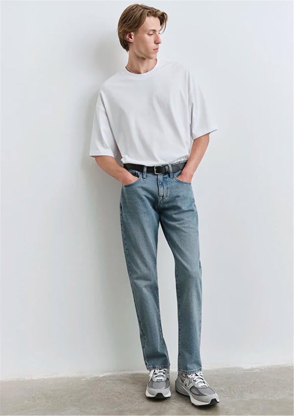 Mavi LISBON Street Puslu Açık Mavi Denim Erkek Kot Pantolon