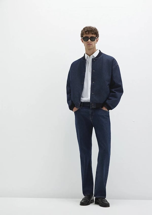 Mavi LiSBON Used Dark indigo Classic Denim Erkek Kot Pantolon