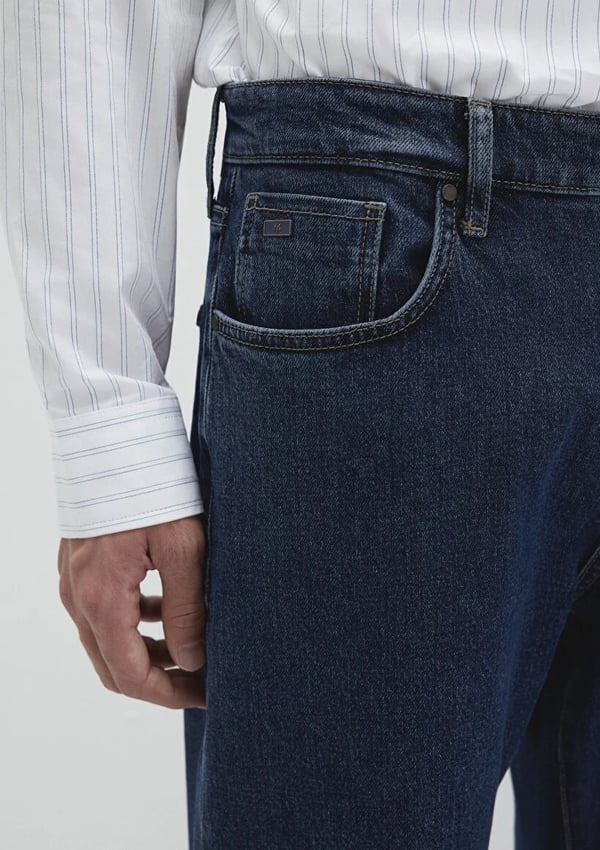 Mavi LiSBON Used Dark indigo Classic Denim Erkek Kot Pantolon