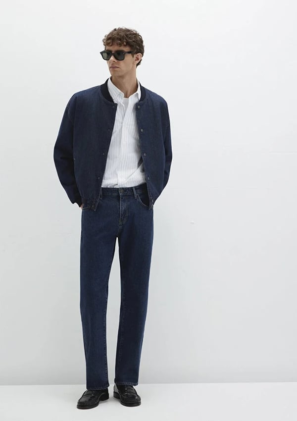 Mavi LiSBON Used Dark indigo Classic Denim Erkek Kot Pantolon