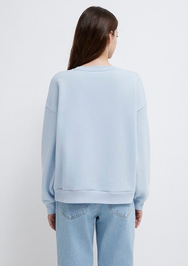 Mavi LOGO BASKiLi SWEATSHiRT Bebe Mavi Mavi Kadın Sweatshirt