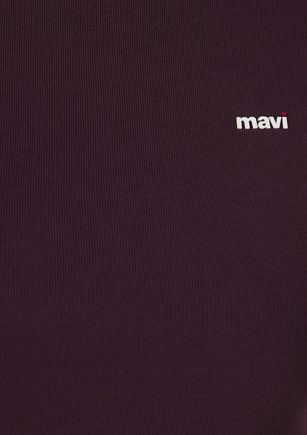Mavi LOGO BASKILI T-SHIRT Şarap Bordo Bordo Kadın T-Shirt