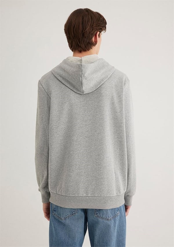 Mavi LOGO KAPÜŞONLU SWEATSHiRT Acik Gri Mela Gri Erkek Sweatshirt