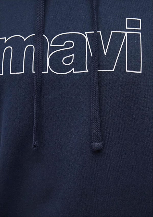 Mavi LOGO KAPÜŞONLU SWEATSHiRT Gece Lacivert Lacivert Erkek Sweatshirt