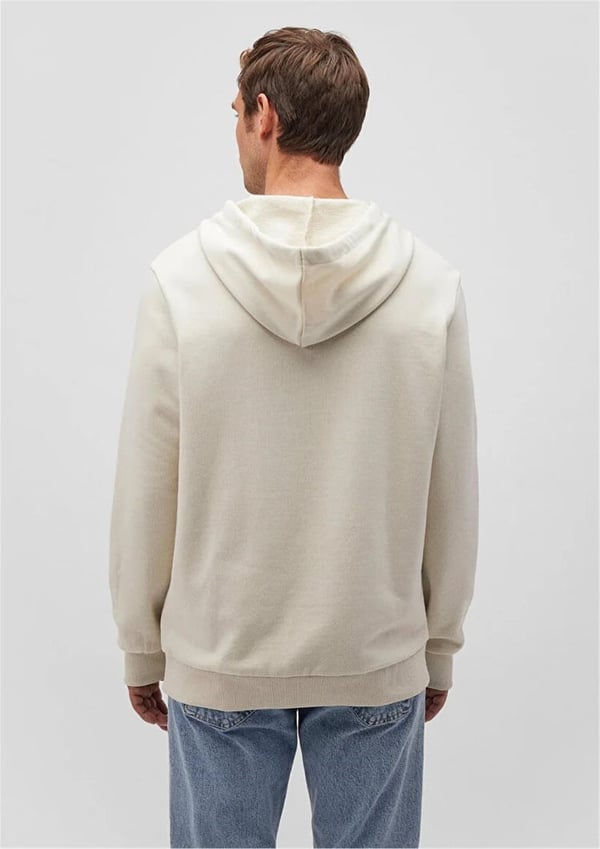 Mavi LOGO KAPÜŞONLU SWEATSHiRT Kum Beji Bej Erkek Sweatshirt