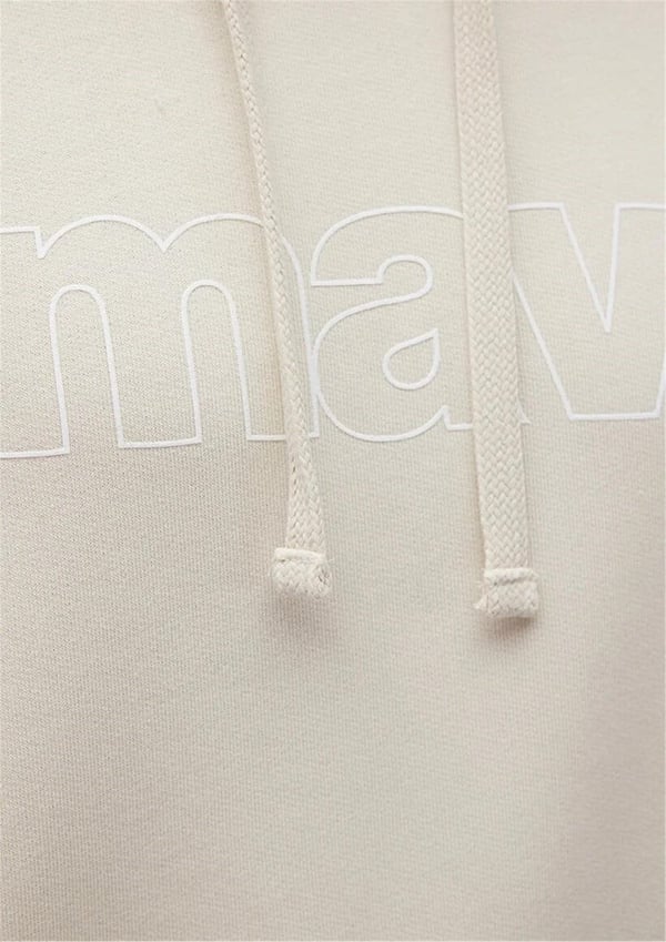 Mavi LOGO KAPÜŞONLU SWEATSHiRT Kum Beji Bej Erkek Sweatshirt