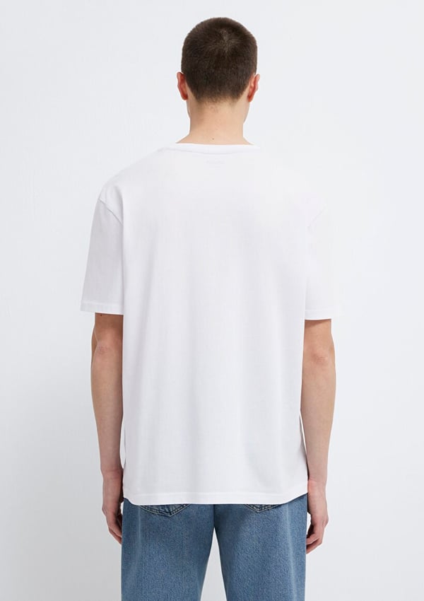 Mavi LOGO NAKIŞLI TİŞÖRT Beyaz Beyaz Erkek T-Shirt