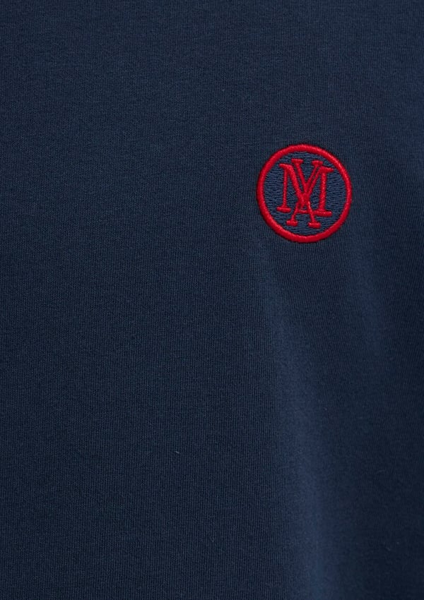 Mavi LOGO NAKIŞLI TİŞÖRT Gece Lacivert Lacivert Erkek T-Shirt
