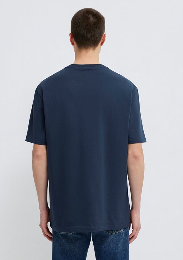 Mavi LOGO NAKIŞLI TİŞÖRT Gece Lacivert Lacivert Erkek T-Shirt