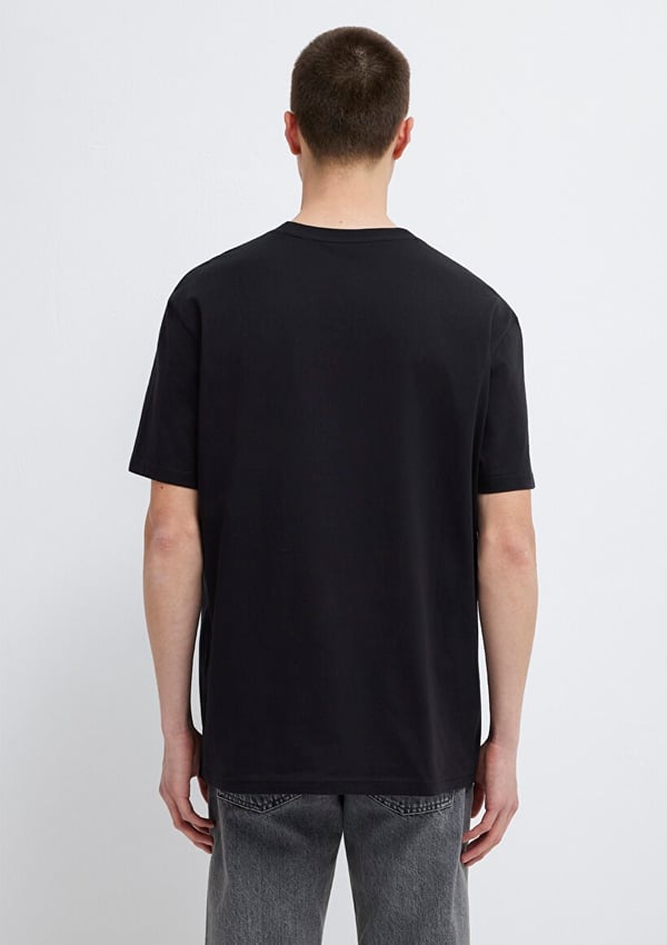 Mavi LOGO NAKIŞLI TİŞÖRT Siyah Siyah Erkek T-Shirt
