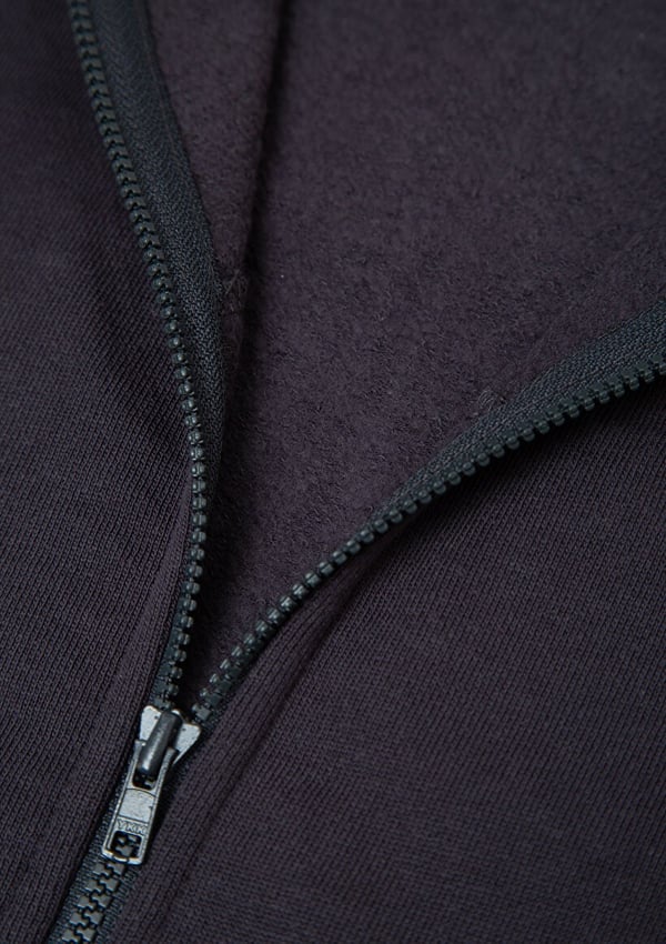 Mavi LOGO SWEATSHIRT TAM FERMUARLI Kömür Antrasit Kız Çocuk Sweatshirt