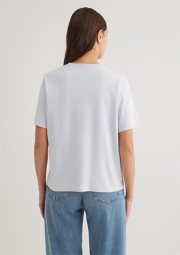 Mavi LOGO T-SHIRT Halogen Blue Açık Mavi Kadın T-Shirt