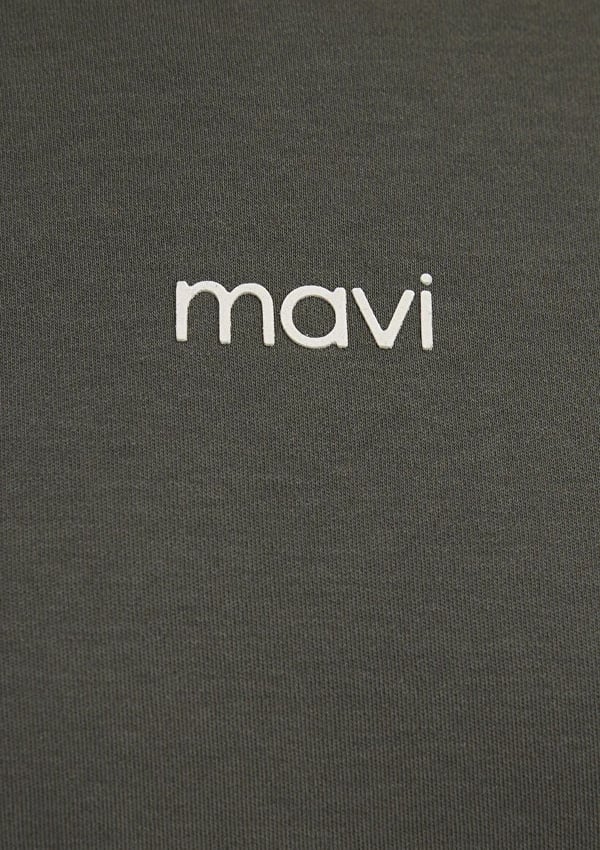 Mavi LOGO T-SHiRT Hindistan Cevizi Beyaz Kadın T-Shirt