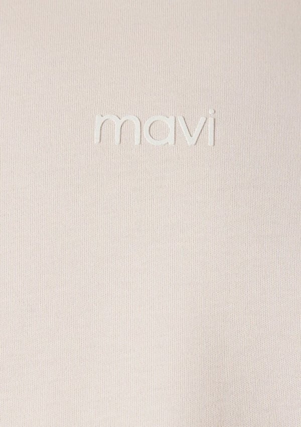 Mavi LOGO T-SHIRT Pearl Blush Mavi Kadın T-Shirt