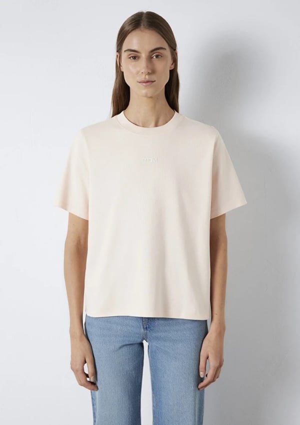 Mavi LOGO T-SHIRT Pearl Blush Mavi Kadın T-Shirt