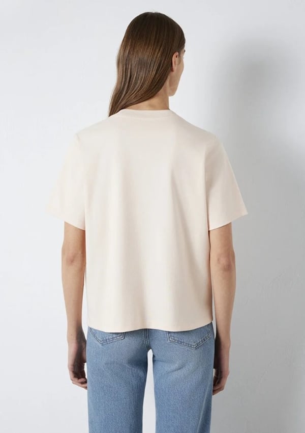 Mavi LOGO T-SHIRT Pearl Blush Mavi Kadın T-Shirt