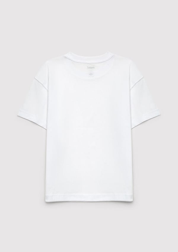 Mavi LOGO TİŞÖRT Beyaz Beyaz Erkek Çocuk T-Shirt