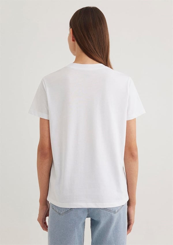 Mavi LOGO TIŞORT Beyaz Beyaz Kadın T-Shirt