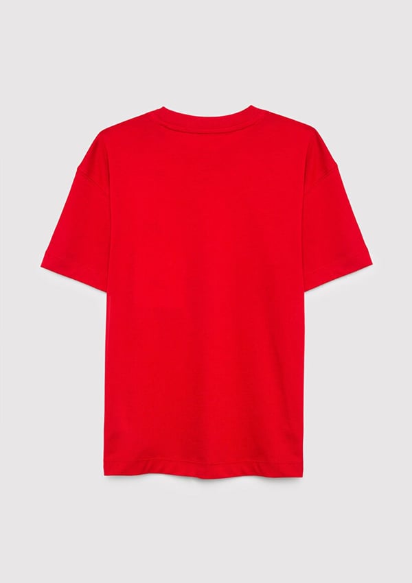 Mavi LOGO TİŞÖRT Kırmızı Kırmızı Erkek Çocuk T-Shirt