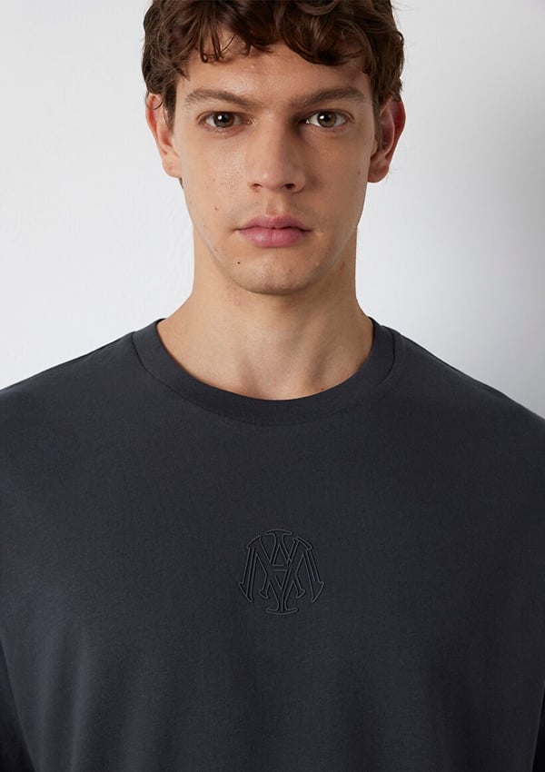 Mavi LOGO TİŞÖRT Kömür Siyah Erkek T-Shirt
