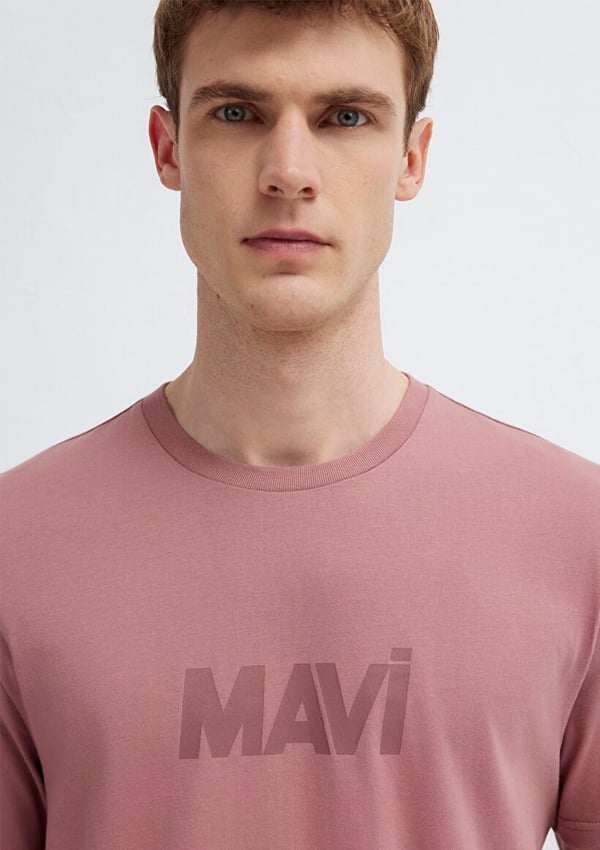 Mavi LOGO TİŞÖRT Nostalgia Rose Pembe Erkek T-Shirt