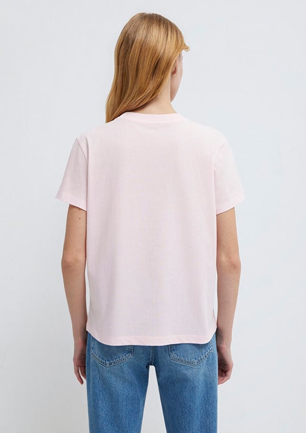 Mavi LOGO TIŞORT Pink-a Boo Pembe Kadın T-Shirt