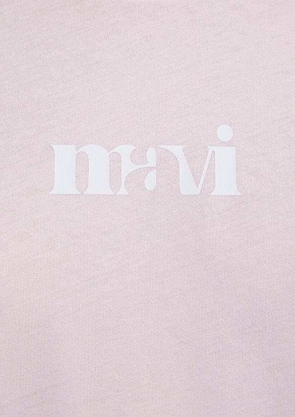 Mavi LOGO TIŞORT Pink-a Boo Pembe Kadın T-Shirt