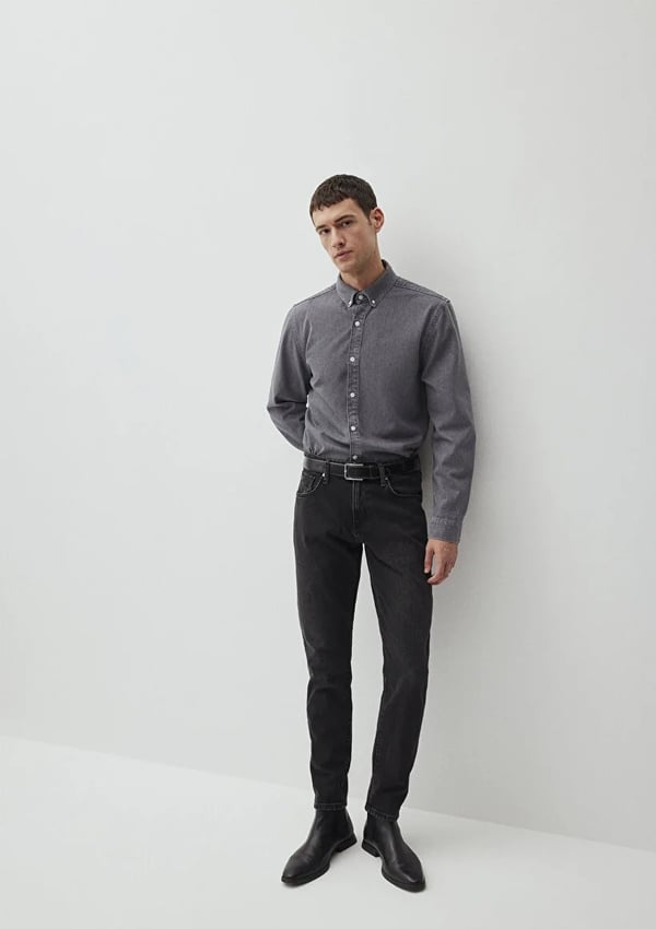Mavi LONDON Classic Denim Antrasit Denim Erkek Kot Pantolon
