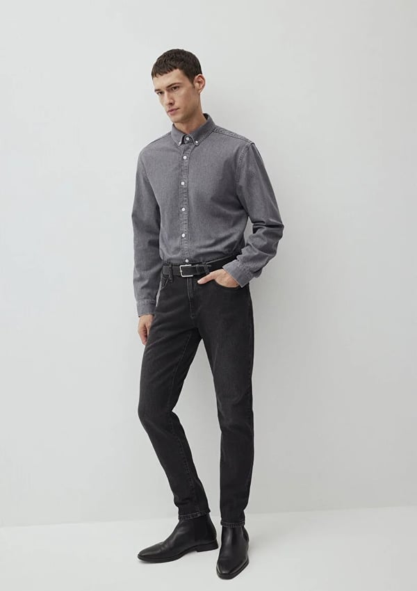 Mavi LONDON Classic Denim Antrasit Denim Erkek Kot Pantolon
