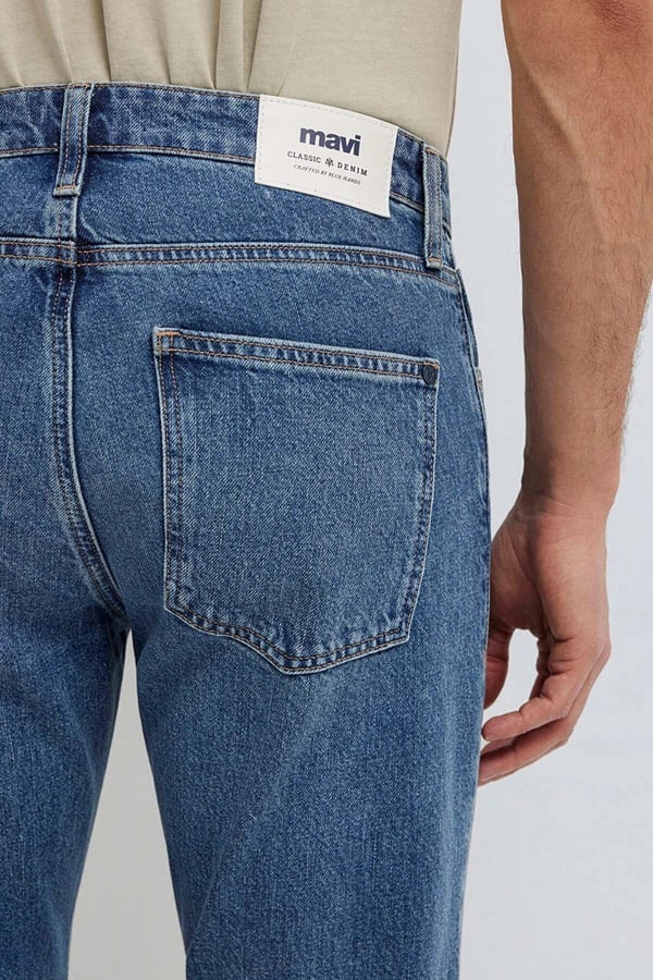 Mavi LONDON Classic Denim Koyu Mavi Mavi Erkek Kot Pantolon
