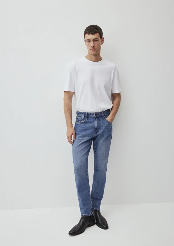 Mavi LONDON Mid Brushed Classic Denim Denim Erkek Kot Pantolon