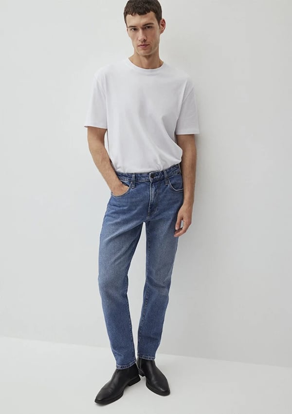 Mavi LONDON Mid Brushed Classic Denim Denim Erkek Kot Pantolon