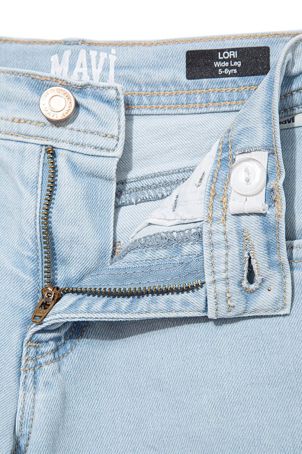 Mavi LORY Bleached Denim Denim Kız Çocuk Kot Pantolon