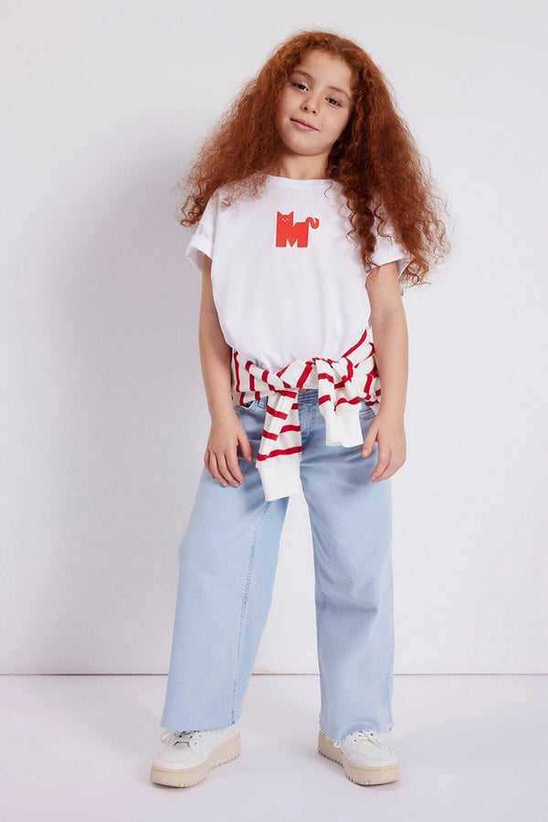 Mavi LORY Bleached Denim Denim Kız Çocuk Kot Pantolon