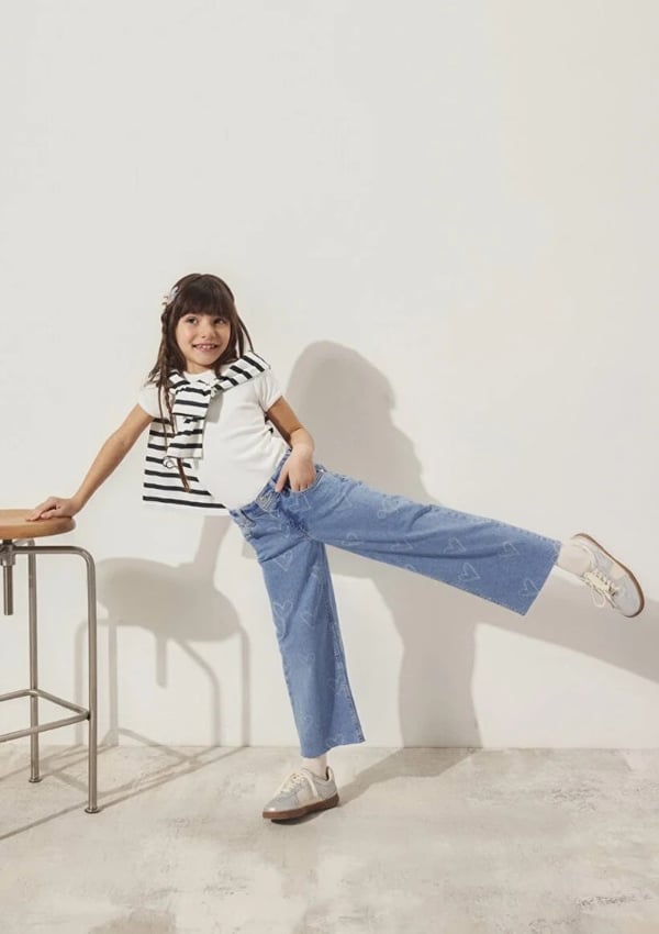 Mavi LORY Lt Heart Denim Denim Kız Çocuk Kot Pantolon