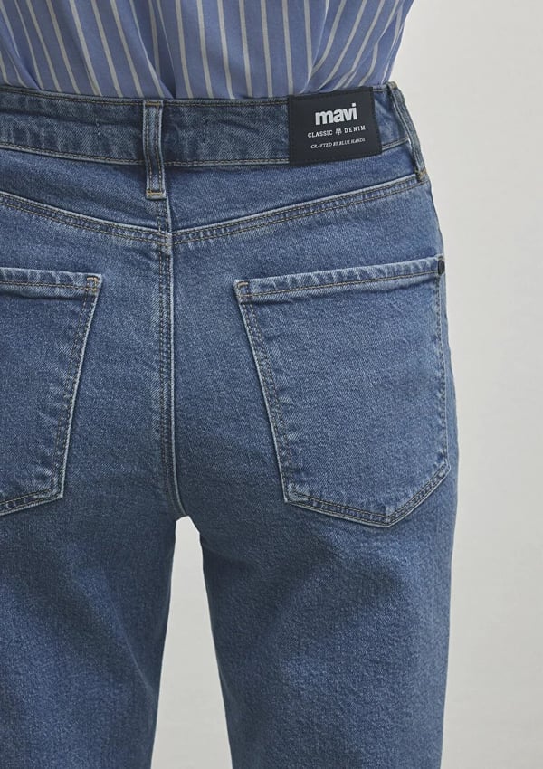 Mavi LOS ANGELES Mid Classic Denim Denim Kadın Kot Pantolon