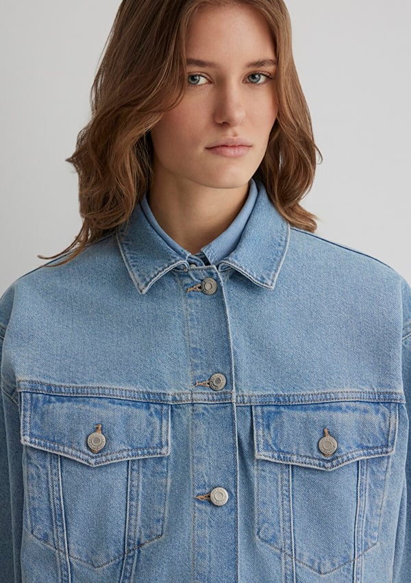 Mavi LUNA Lt Blue Denim Denim Kadın Ceket