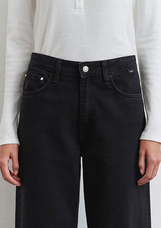 Mavi MALIBU Dark Smoke Denim Siyah Kadın Kot Pantolon
