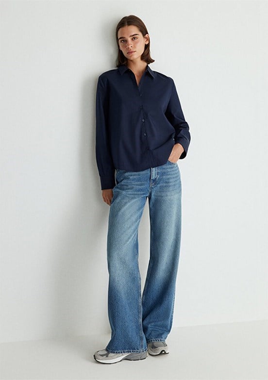 Mavi MALIBU Mid Brushed Denim Denim Kadın Kot Pantolon