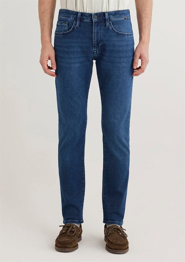 Mavi MARCUS Dark Brushed Sporty Denim Erkek Kot Pantolon
