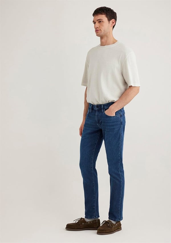 Mavi MARCUS Dark Brushed Sporty Denim Erkek Kot Pantolon